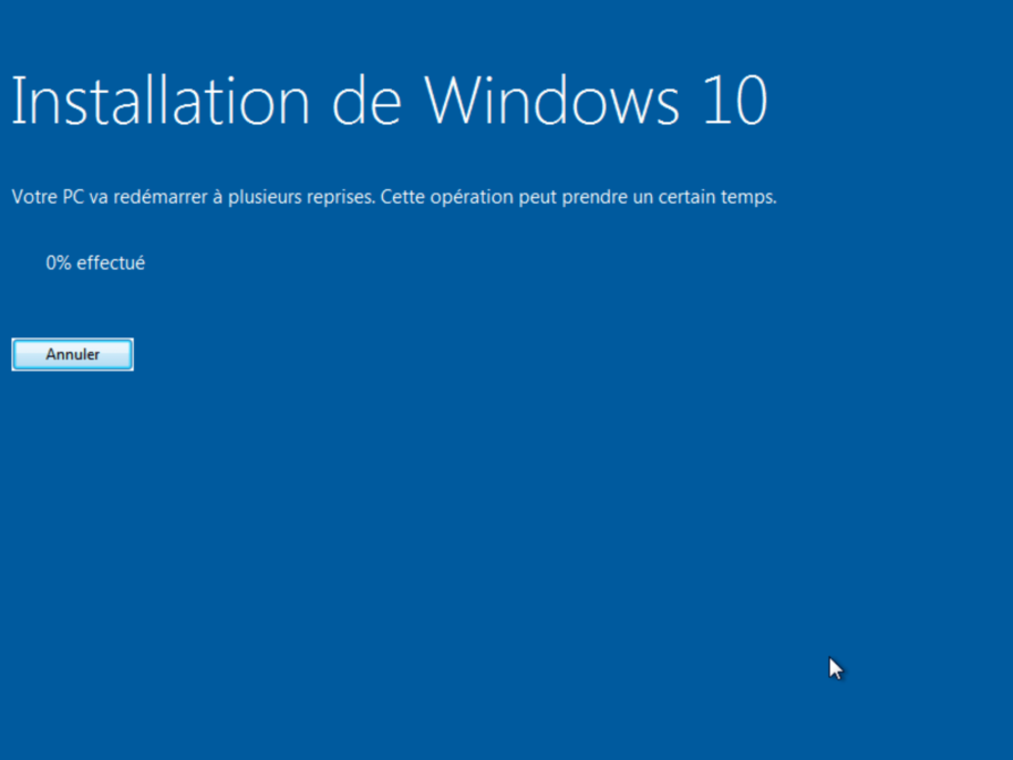 Passez de Windows 7 à Windows 10
